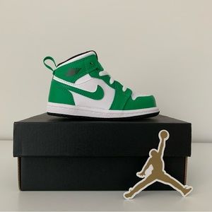 Air Jordan 1 Mid ‘Lucky Green’ TD Size 7C